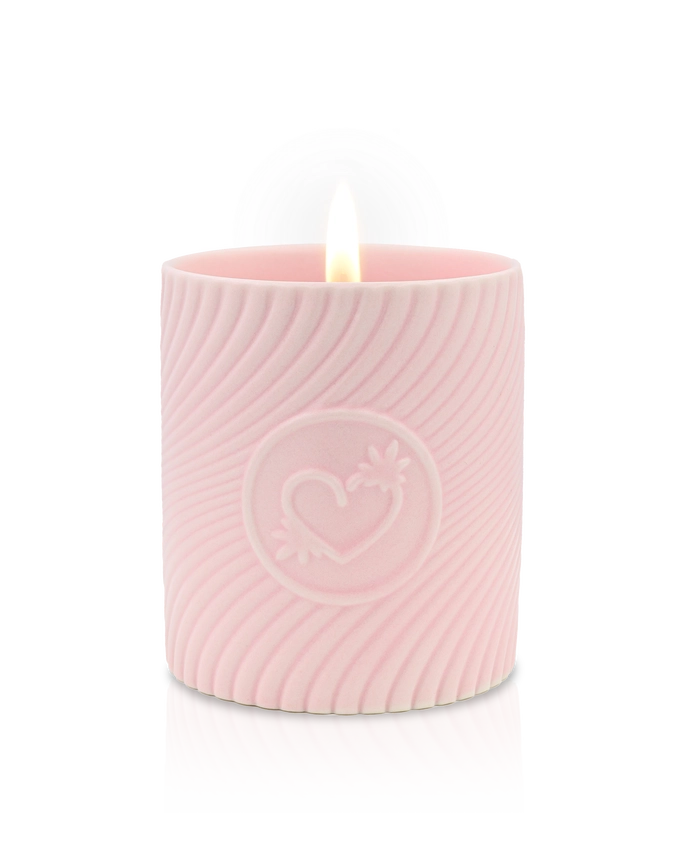 Pink Massage Candle Litchi Martini