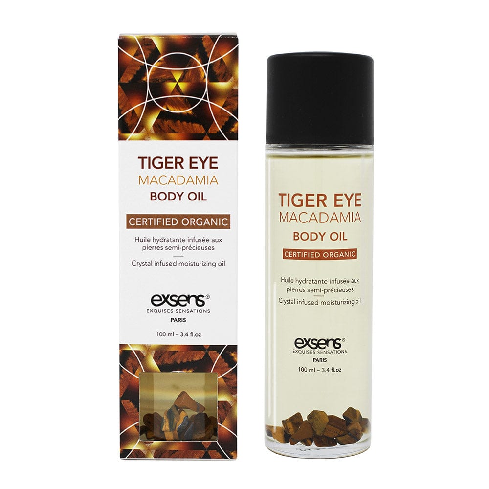 Tiger Eye Macadamia Crystal Body Oil